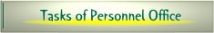 task of personnel office