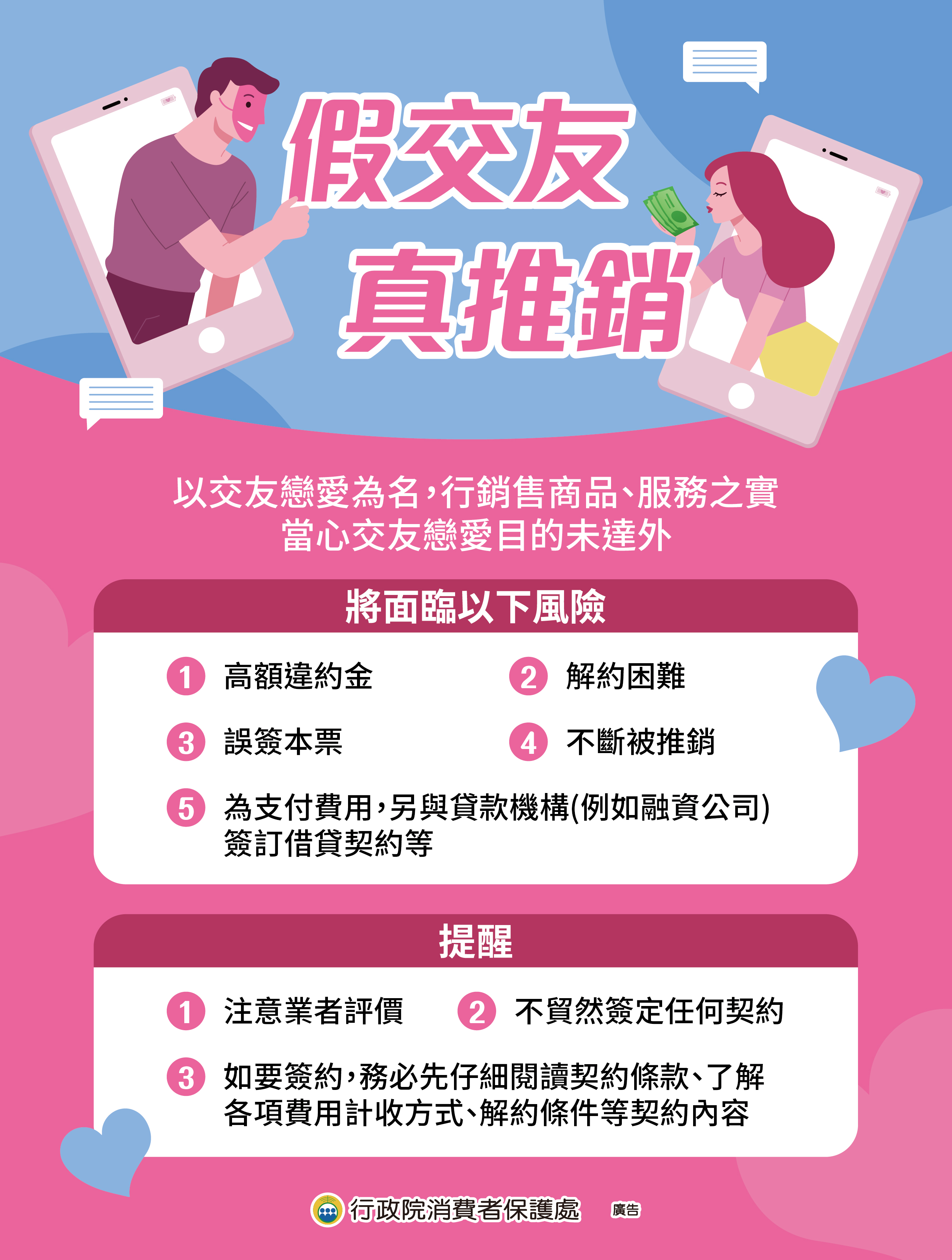 假交友+真推銷