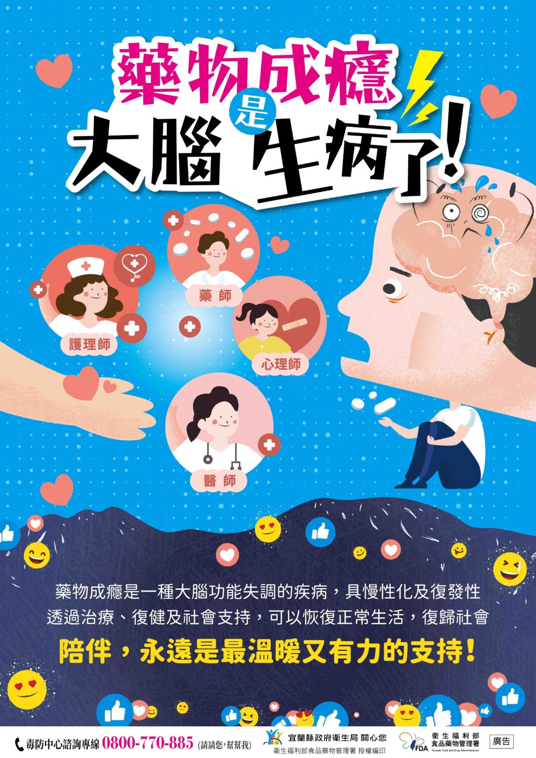 藥物成癮是大腦生病了-毒品-1086x1536